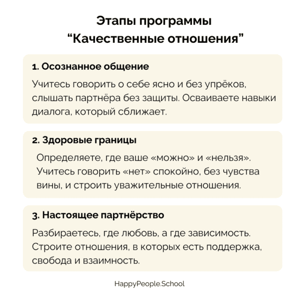 4 модуль программы СЧАСТЬЕ 365 - "Качественные отношения" — изображение 3